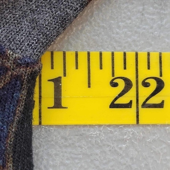 Chicos Tunic Shirt Womens 1 US M Gray Floral LS Longline Pockets Art To Wear - Picture 11 of 13